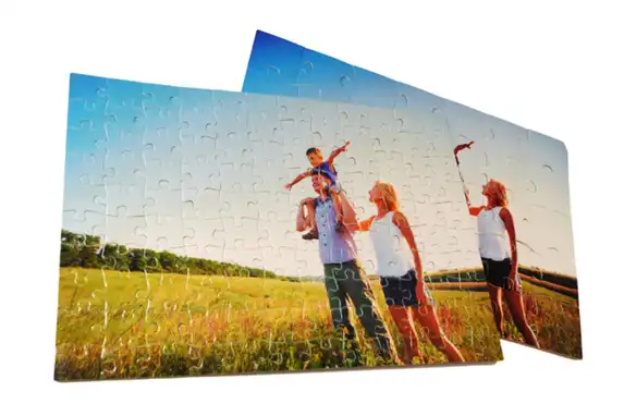 Fotopuzzel zonder doos met eigen foto in enkele dagen geleverd.