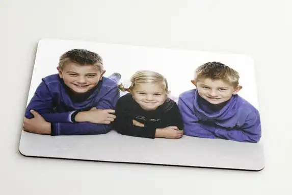 Je leukste foto op een muispad afgedrukt.